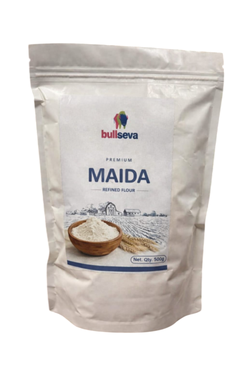 Bullseva Maida Flour | Premium Refined Wheat Flour for Baking